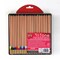 Tri-tone Pencil Set, 24 Piece, Assorted Colors in a Tin, Carded